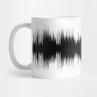 Sound waves design Mug
